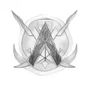 Ofanim tattoo design idea