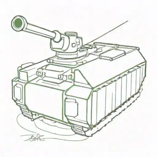 tank on the long lime tattoo design idea