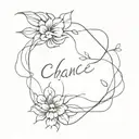 chance tattoo design idea