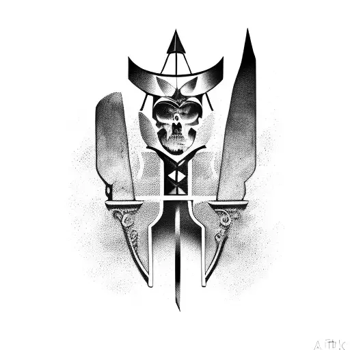 Gladiator tattoo design idea