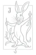 combine letters j and s  tattoo design idea