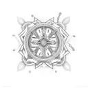 rosary unstoppable tattoo design idea