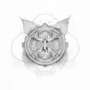 rosary unstoppable tattoo design idea