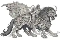 persian history tattoo design idea