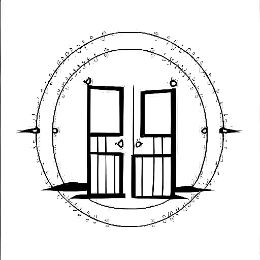 gate to hell tattoo design idea