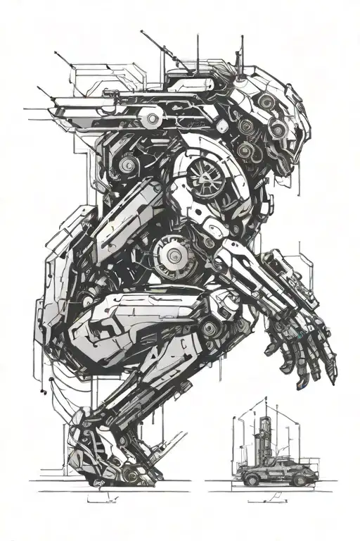 cyberpunk edgerunners tattoo design idea