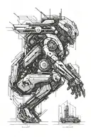 cyberpunk edgerunners tattoo design idea