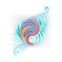 Wave lines  tattoo design idea