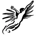 Icarus tattoo design idea
