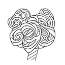 ribbon for breast cancer and allopecia  tattoo design idea