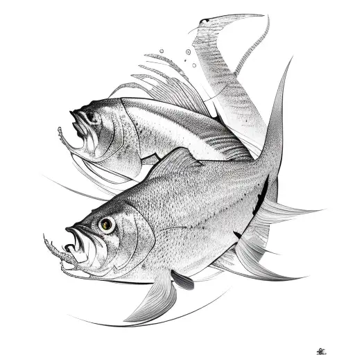 Ichthys with IXOYE tattoo design idea