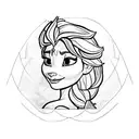 elsa  tattoo design idea