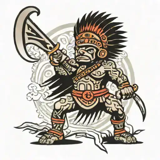 puerto rican taino  warrior tattoo tattoo design idea