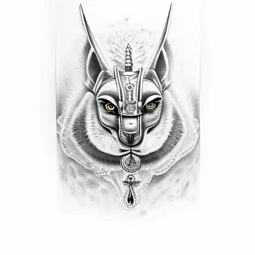 Anubis tattoo design idea