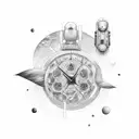 Interstellar movie tattoo design idea