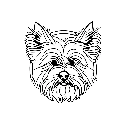westie tattoo design idea