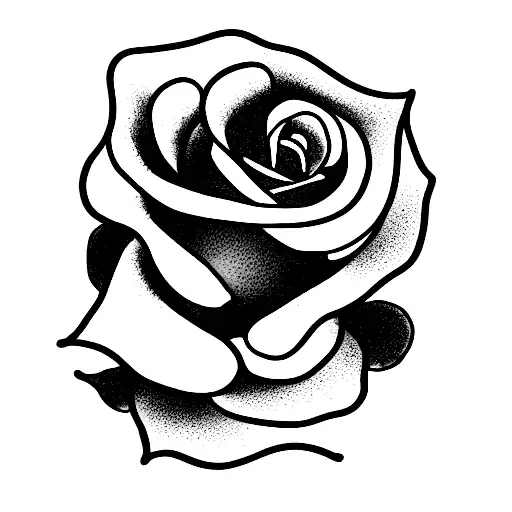 womb with roses tattoo design idea