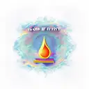 God First tattoo design idea