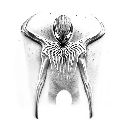 spiderman web on right knee venom web on left knee tattoo design idea