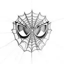spiderman web on right knee venom web on left knee tattoo design idea
