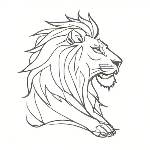 lion face galatasaray football tatto tattoo design idea