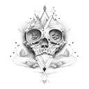 birth and death dates tattoo design idea