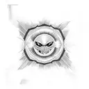 even in the dark, eclipse tattoo design idea