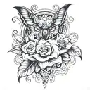 wow wow tattoo design idea
