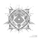 electro 808 techno future  tattoo design idea