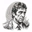 scarface Al Pacino Scarface tattoo design idea