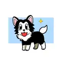 perro border collie  tattoo design idea