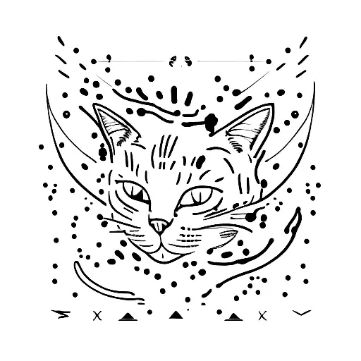 Cat Claw scratch mark simple tattoo design idea