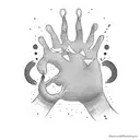 Cat claw mark with paw small simple tattoo design idea