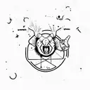  Claw scratch mark simple tattoo design idea