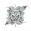 poison ivy dc tattoo design idea