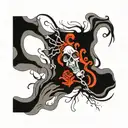 grief tattoo design idea