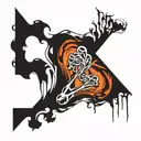 grief tattoo design idea