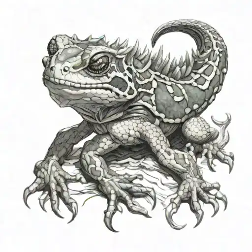 warhammer salamanders tattoo design idea