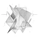 Triangle tattoo design idea