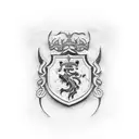 escudo real oviedo tattoo design idea