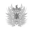 escudo real oviedo tattoo design idea