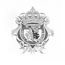 escudo real oviedo tattoo design idea