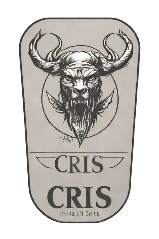 Name "Cris" tattoo design idea