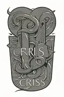 Name "Cris" tattoo design idea