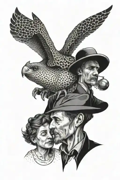 fatherhood  tattoo design idea