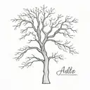 tree. Adele , Anthony tattoo design idea