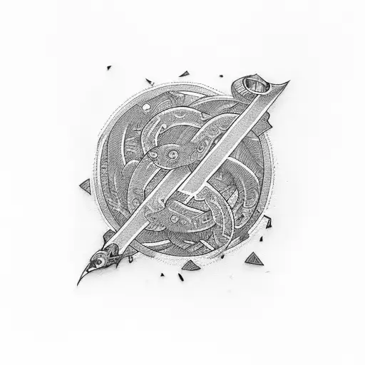 ampersand tattoo design idea