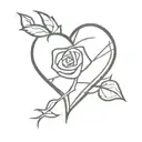 American idiot heart grenade tattoo design idea