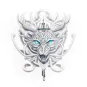 rifle tattoo design idea