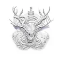 rifle tattoo design idea